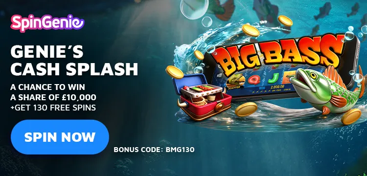 A CHANCE TO WIN A SHARE OF £10,000 + Get 130 Free Spins